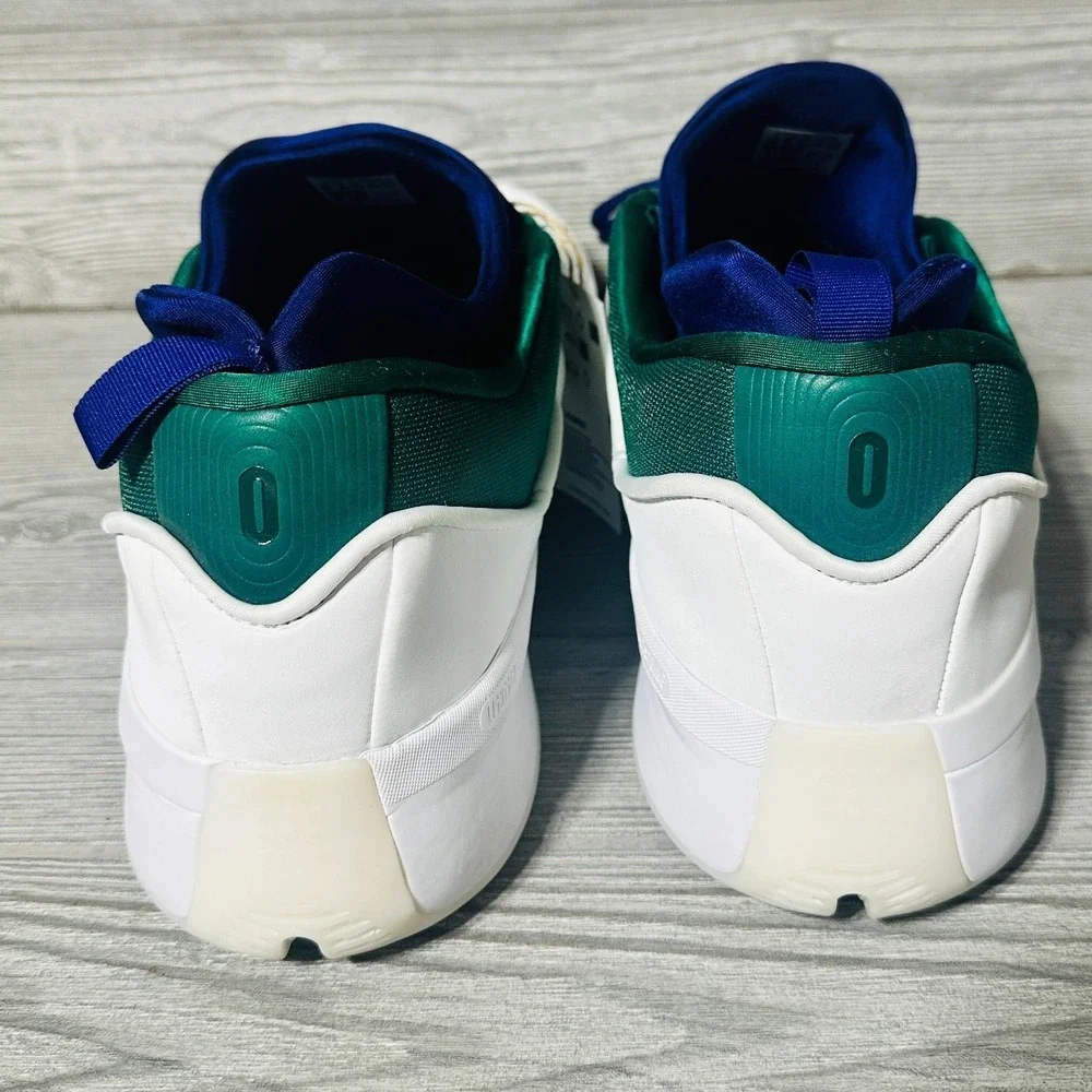Adidas Dame 9 Basketball Shoes Men's 20 Milwaukee Bucks White‎ Green IG6603 NWOB